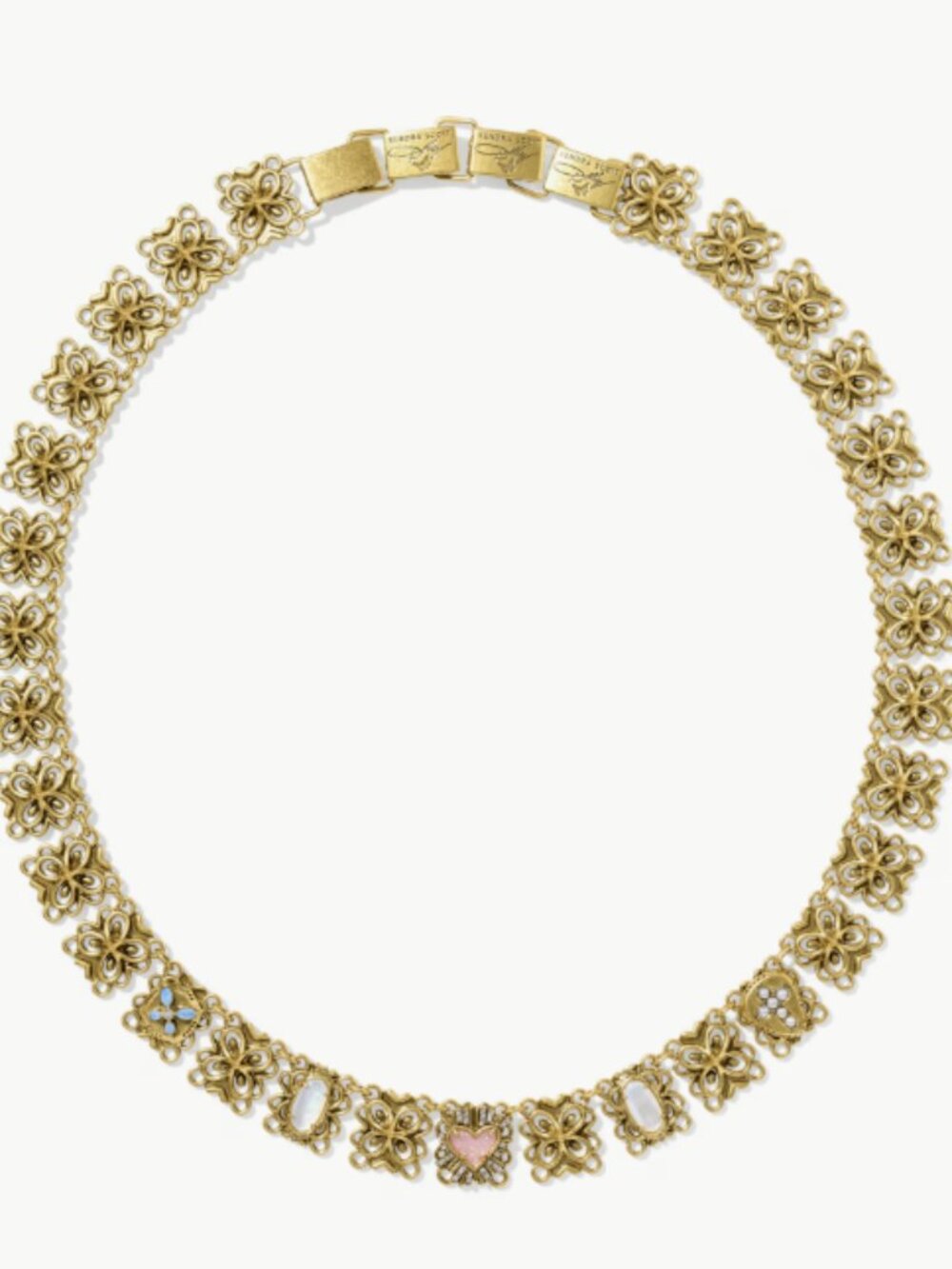 Dolly Parton x Kendra Scott Vintage Gold Statement Chain Necklace